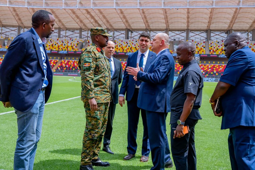 CDF Gen. Muhoozi Inspects Hoima Stadium, Demands Top-Notch AFCON Standards